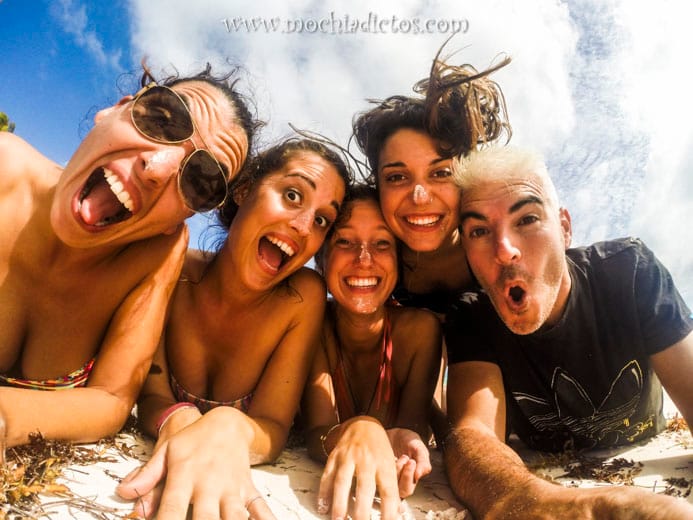 Divirtiendonos en Playa Juanilo