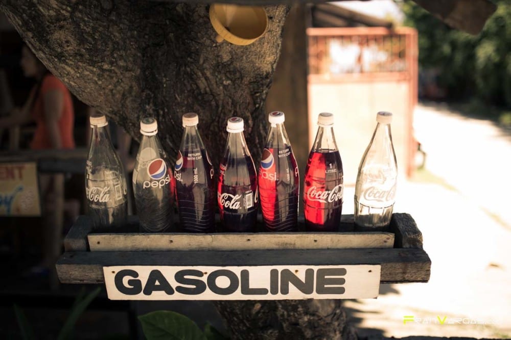 Gasolina en botella Filipinas, Siquijor