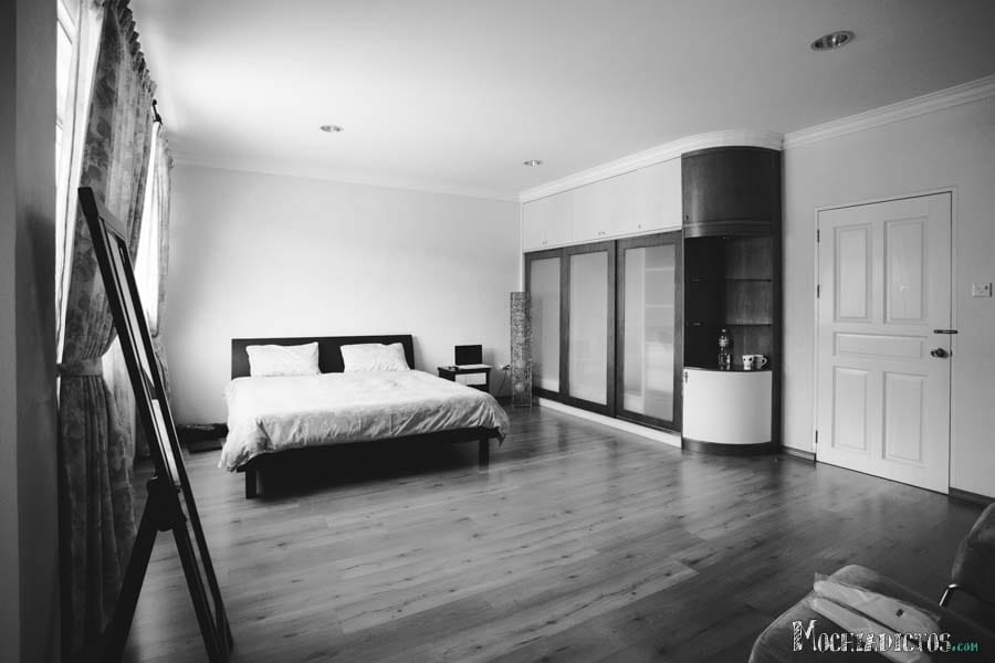 Nuestra habitación en Brunei con Airbnb