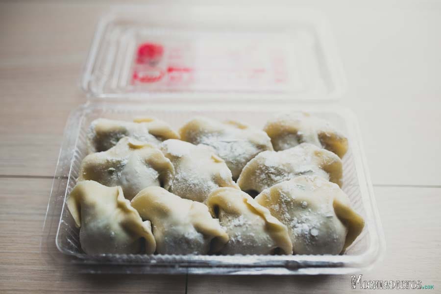 Dumplins sin cocinar
