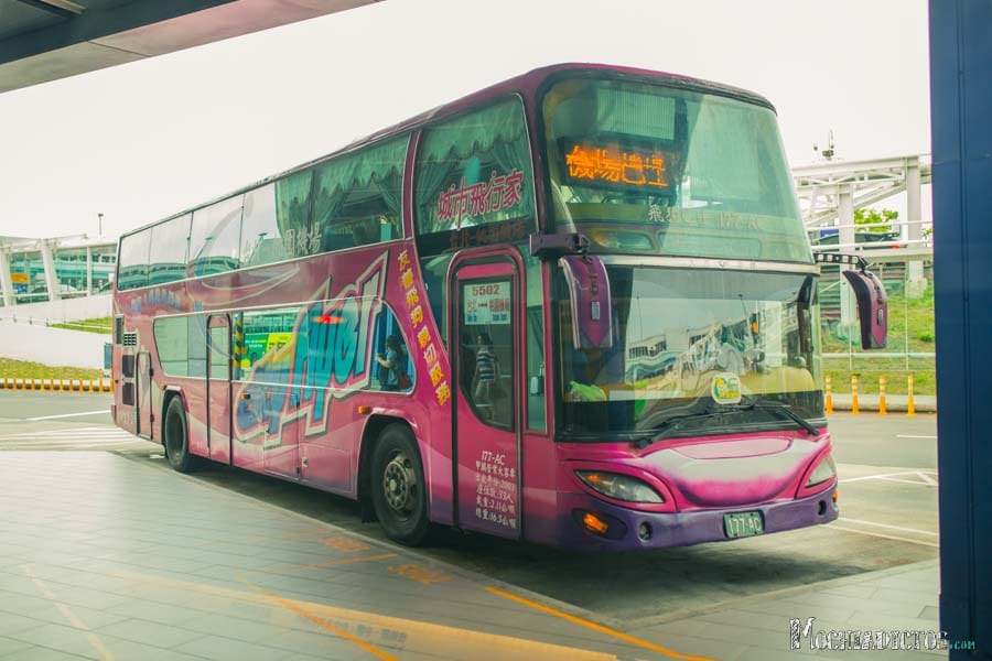 Autobús para llegar a Taipei