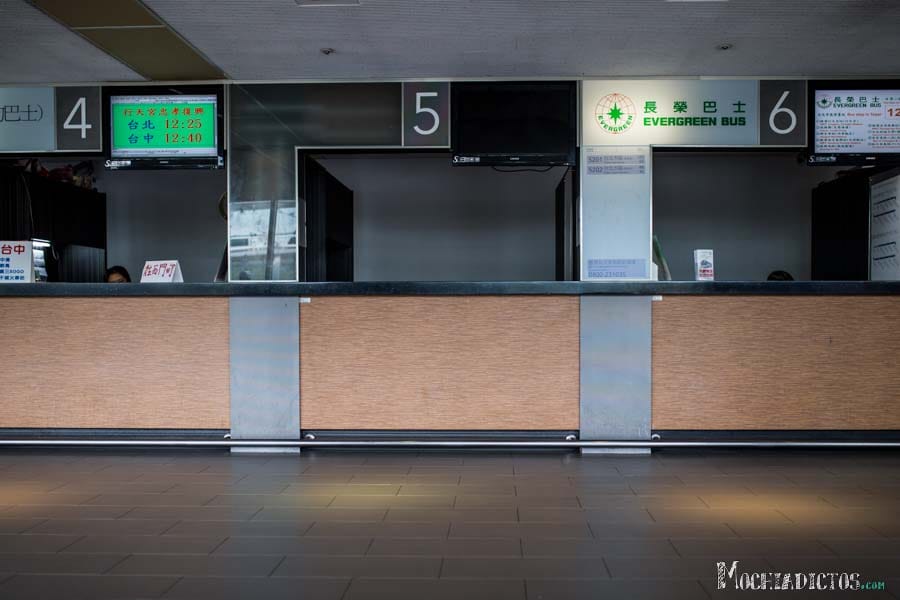 Oficinas para comprar el ticket de bus