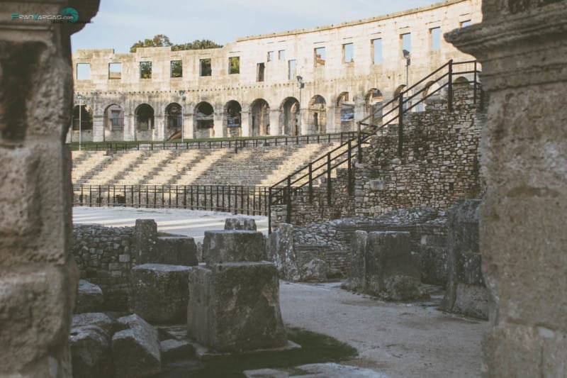 Anfiteatro romano en Pula