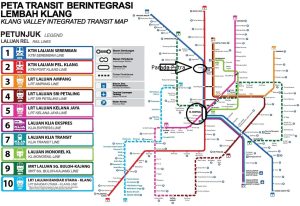 mapa metro kuala lumpur