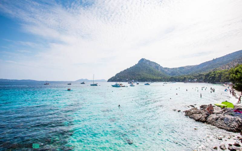 Mejores playas de Mallorca : PLaya de Formentor
