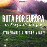 Ruta por Europa en furgoneta Camper . ¡Itinerario 4 meses viaje! www.mochiadictos.com
