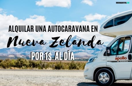 Cómo alquilar una autocaravana en Nueva Zelanda barato por 1$ al día.