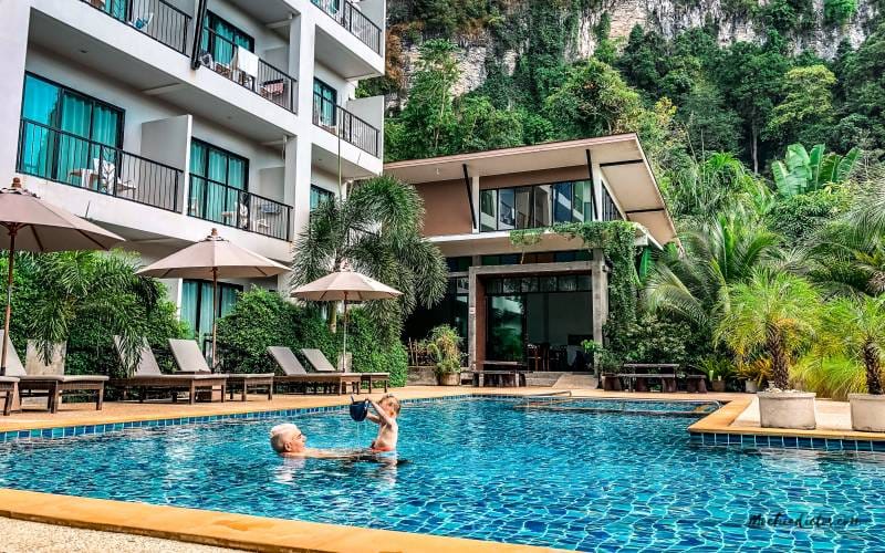 Ao nang con niños