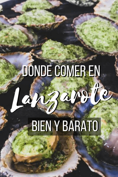 Donde comer en Lanzarote barato Pinterest