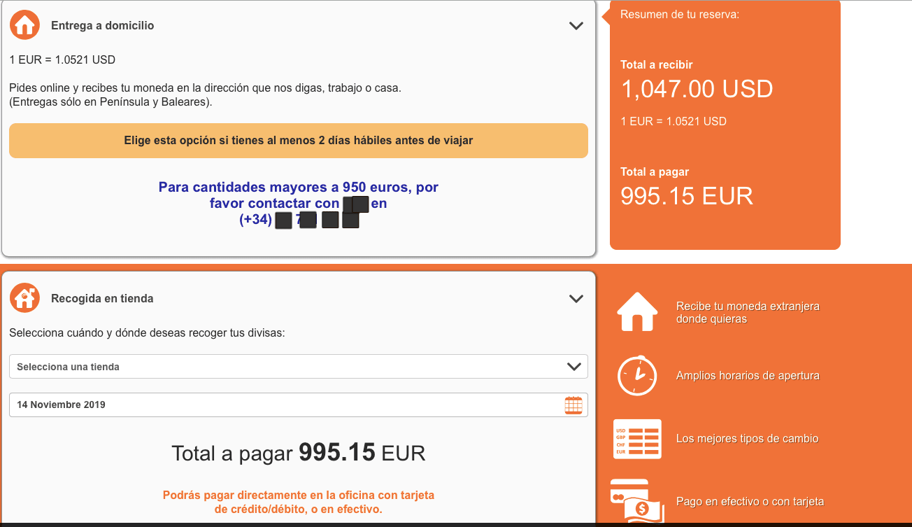 cambiar dinero para viajar
