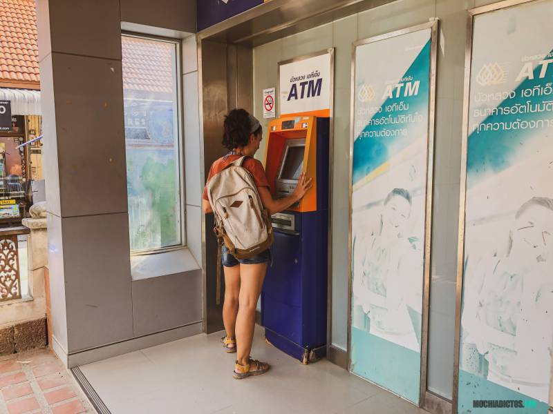 Cajeros en Tailandia