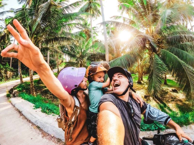 Koh Phangan con niños Transporte