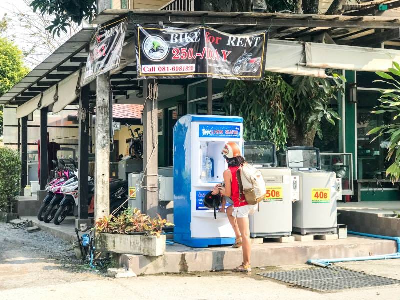 agua en Tailandia