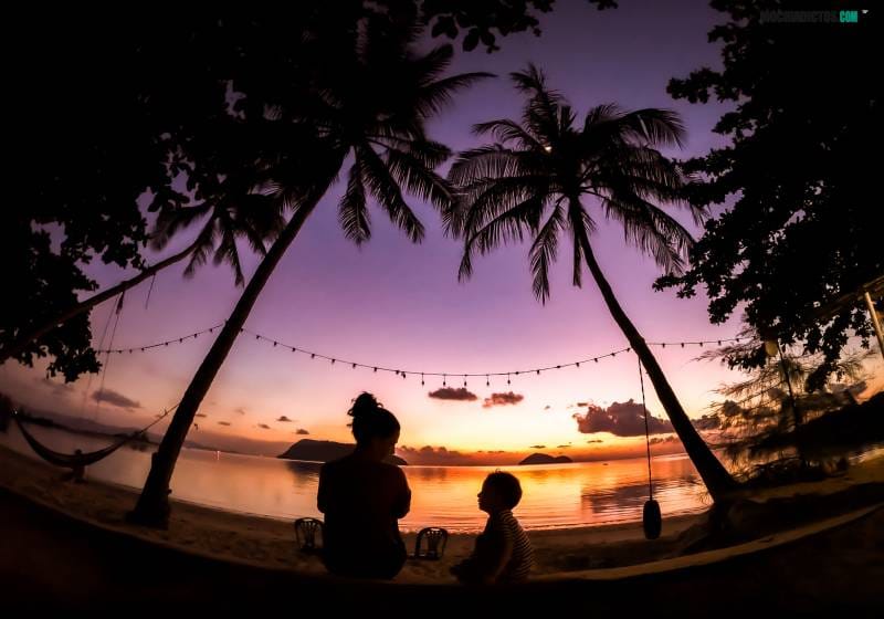 koh Phangan con niños