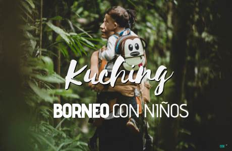 Kuching, Borneo con niños