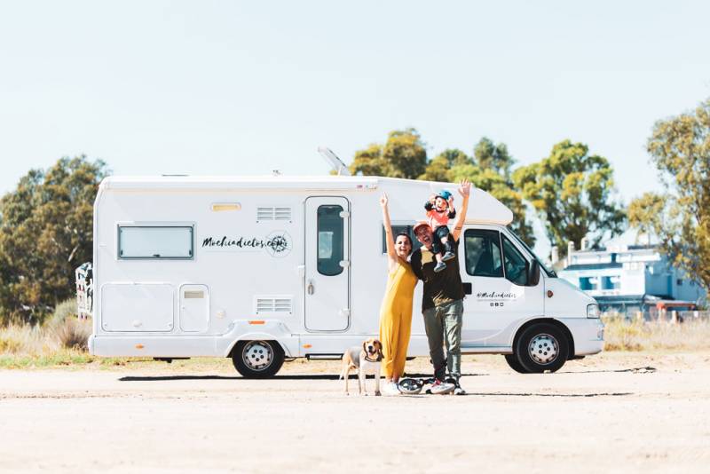 Viajar en autocaravana con niños