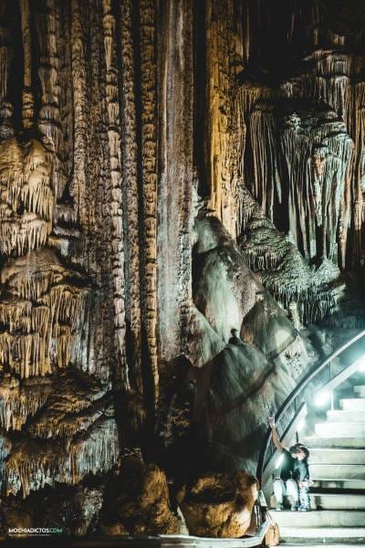 Cueva de Nerja con niños