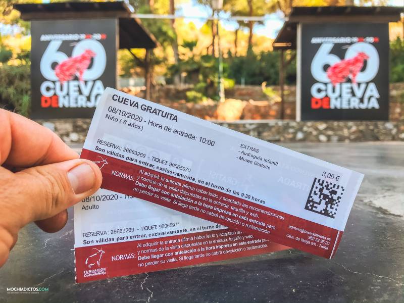 Entradas gratis cueva de nerja