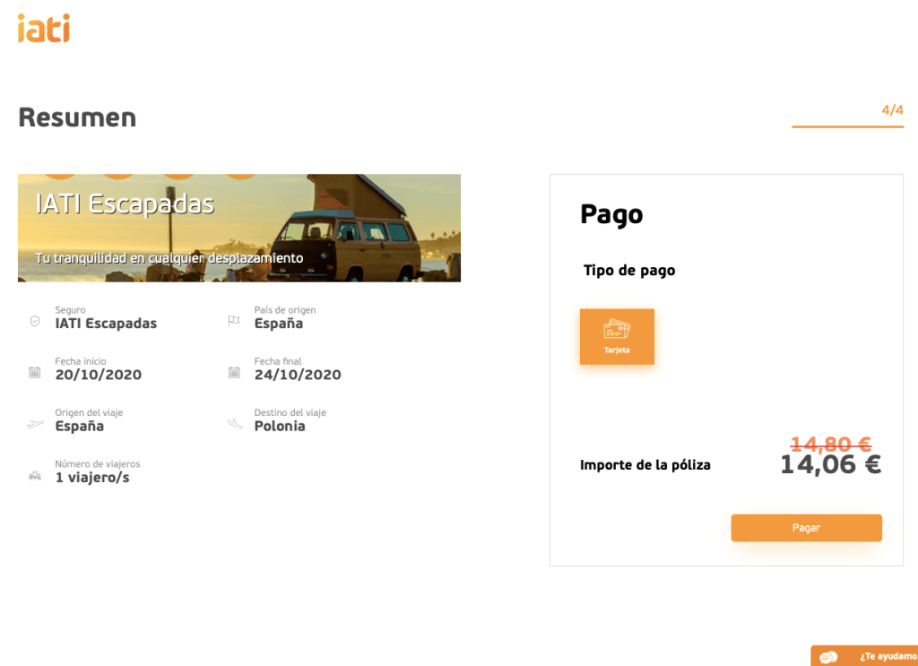 precio seguro viaje a Polonia