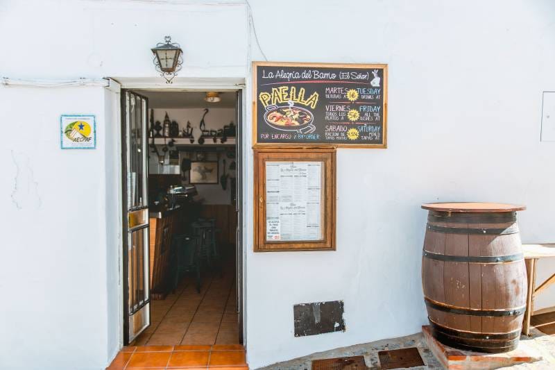 Donde tomar algo en Frigiliana