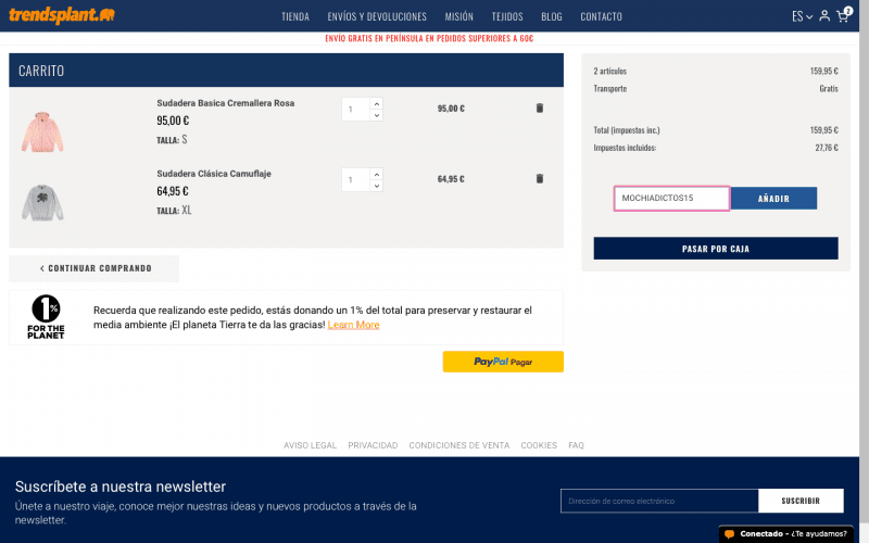 DESCUENTO TRENDSPLANT