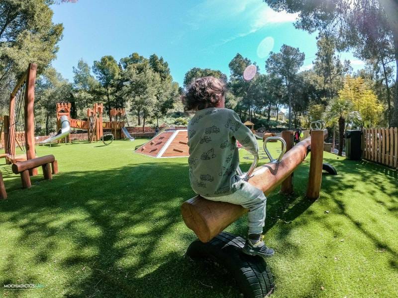 Parque cueva de nerja con niños