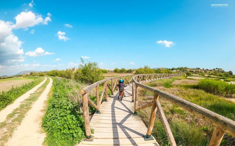 Rutas en bici en málaga con niños (Fuente piedra)