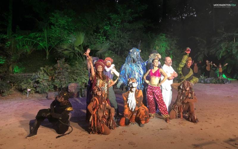 Musical hara Málaga con niños Jardín botánico