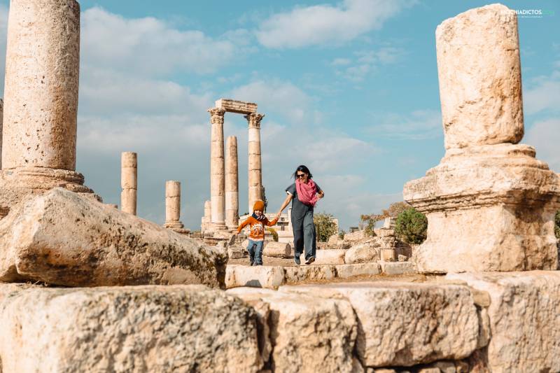 Amman con niños