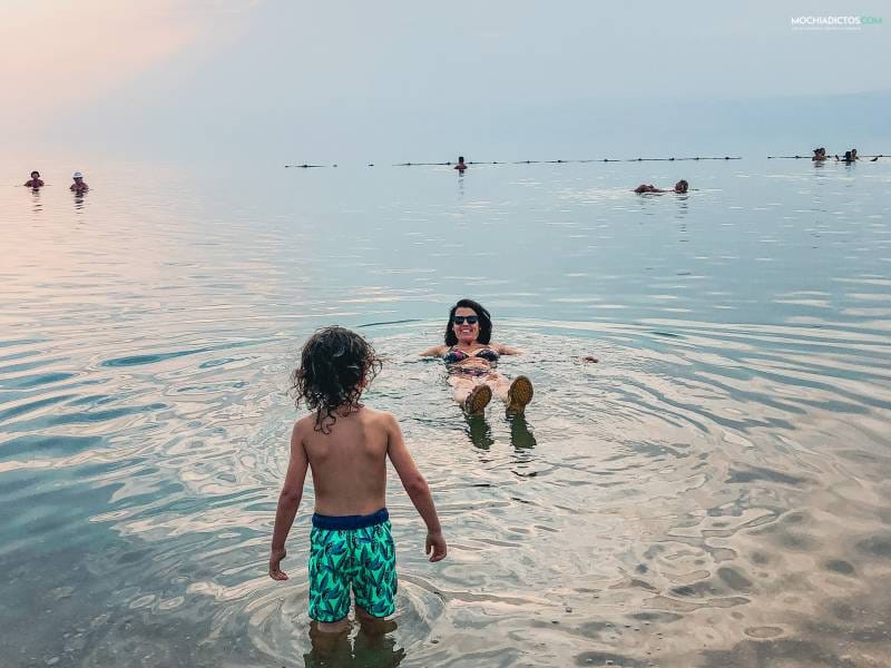 Dead Sea con niños y bebe Jordania