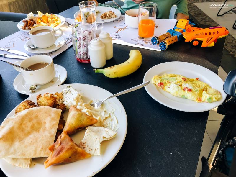 Donde alojarse en Petra desayuno