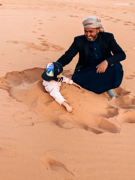 Excursion Wadi Rum con niños