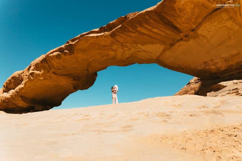 Visitar wadi rum con bebé