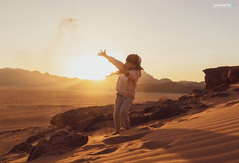 Wadi rum con niños