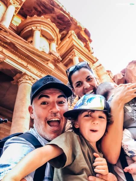 Jordania con niños