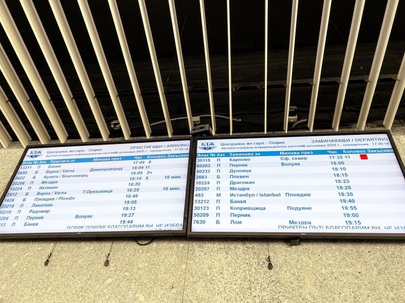 A que hora sale el tren nocturno desde sofia a Estambul