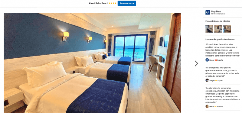 Hotel en Maafushi lowcost, Maldivas