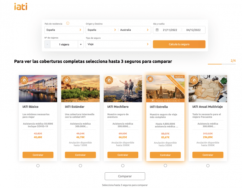 Mejor seguro viaje para Australia precios