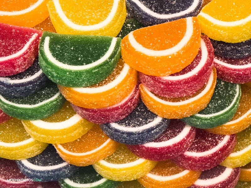 Chucherías de frutas en Estambul