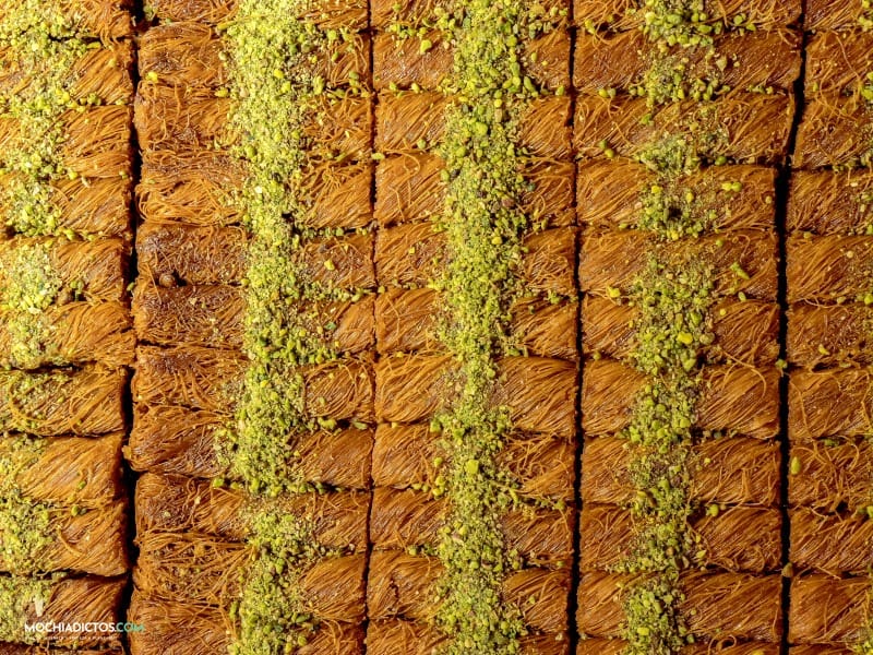Dulces turcos en el bazar de las especias