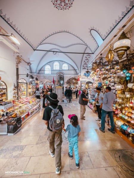 Estambul con niños gran bazar