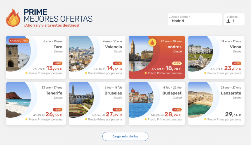 Ofertas Edreams prime opiniones