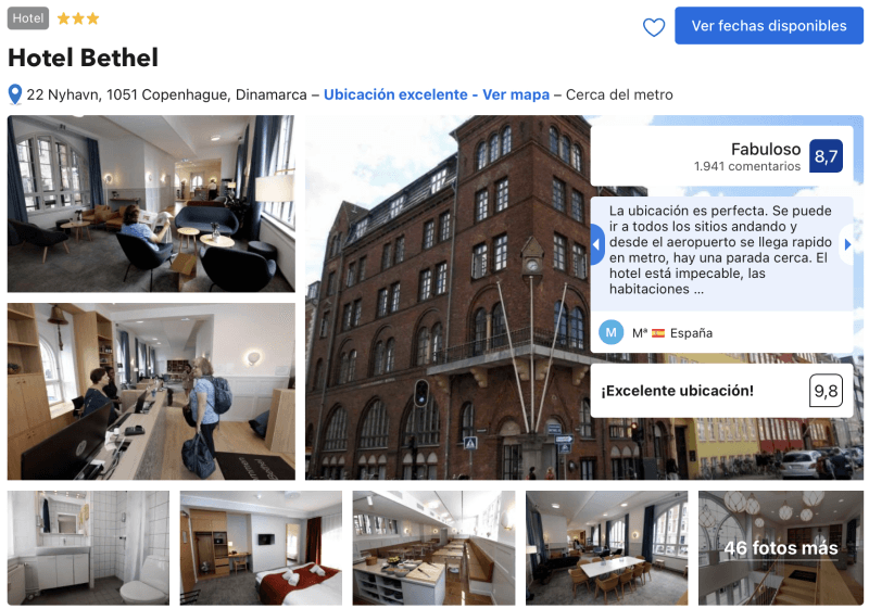 Hotel Bethel, Copenhague