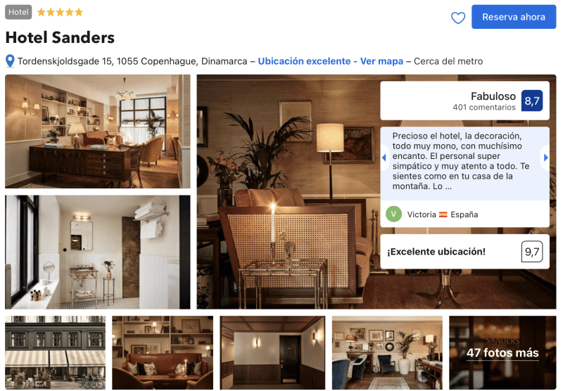 Hotel Sanders, Copenhague