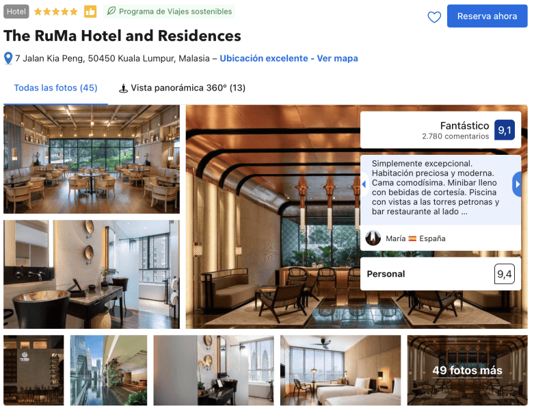 Mejor hotel en Kuala Lumpur
