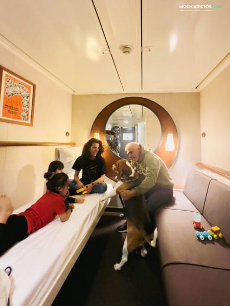 Camarote de Brittany ferry para mascotas