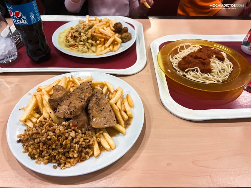Comida en Brittany ferry