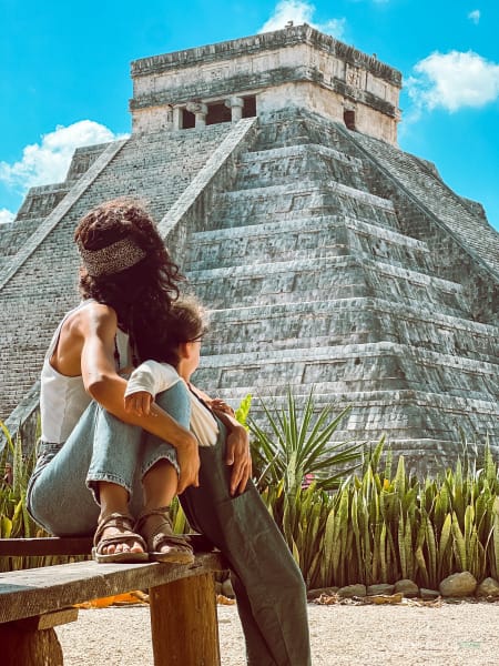 excursion a Chichen Itza con niños