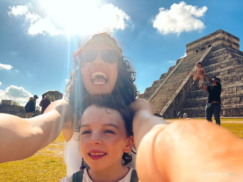 visitar Chichen itza con niños
