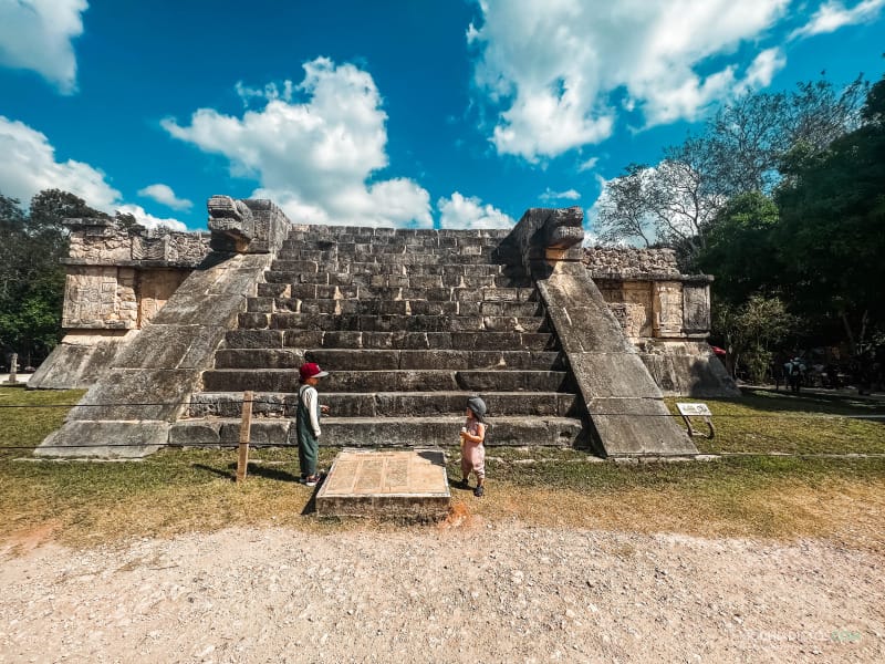 visitar chichen itza con bebé